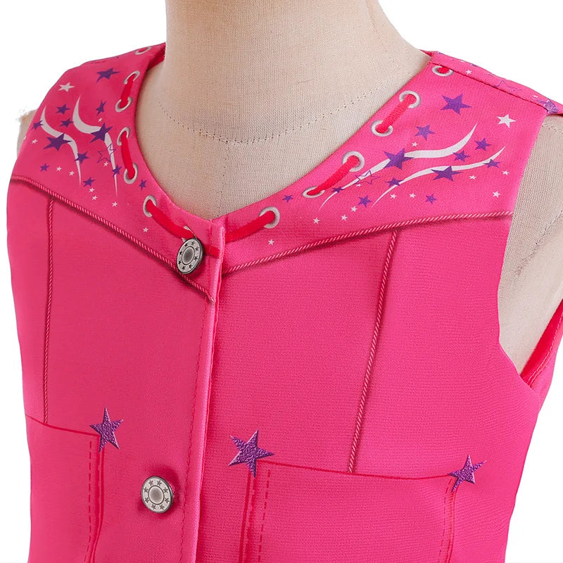 Pink Cowgirl Costume - FestiVibe