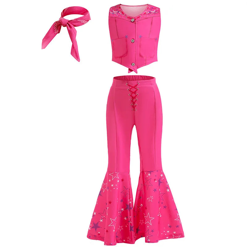 Pink Cowgirl Costume - FestiVibe