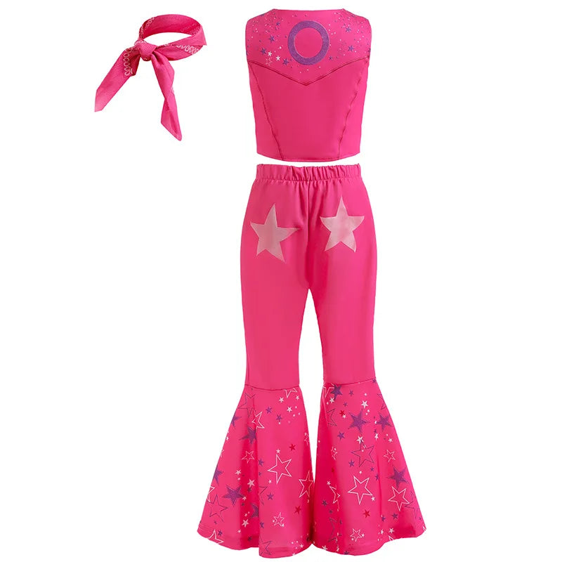 Pink Cowgirl Costume - FestiVibe