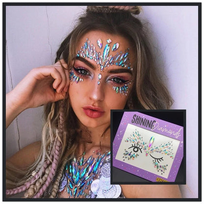 3D Face Tattoo Stickers - FestiVibe