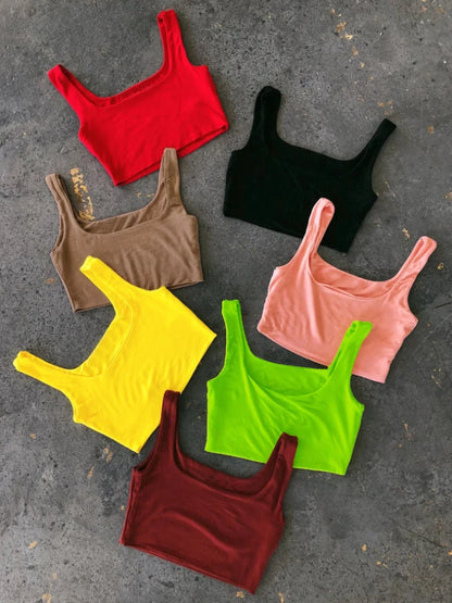 Halter Crop Top - FestiVibe